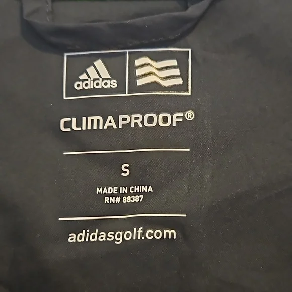 Black Adidas Clima Proof Jacket Size S - Picture 5 of 6